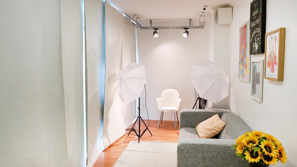 Imagem do lounge da clínica